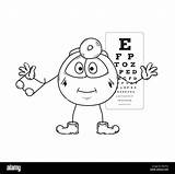 Eye Doctor Coloring Page sketch template