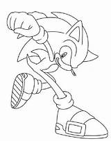 Sonic Coloring Page Printable sketch template