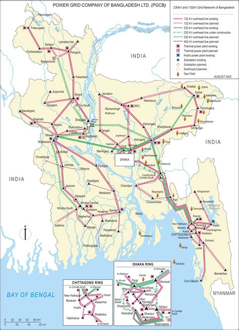 Map of Bangladesh Electricity Grid - Bangladesh - National Energy Grids - Library - GENI ...