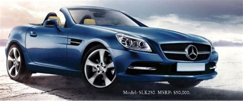 2015 Mercedes Benz SLK250 Convertible Hardtop Roadster