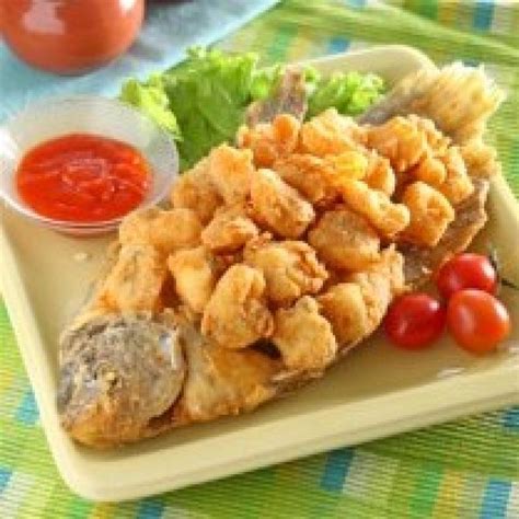 Resep Ikan Gurame Goreng-Tepung Gurih Dan Renyah - Resep Masakan