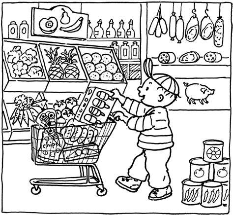 Colorir Desenho Supermercado Desenhos Para Colorir Smartkids | Images ...