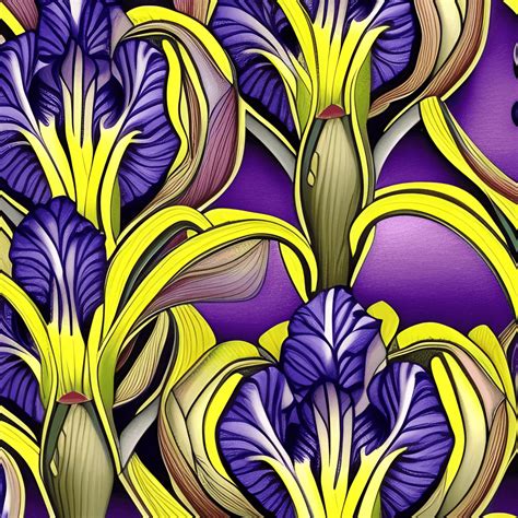 Many Colored Iris Pattern Hyper Realistic and Intricate Detail ...