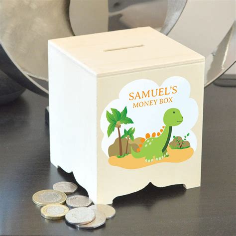 Personalised Childrens Money Box Kids Cute/boys/piggy - Etsy