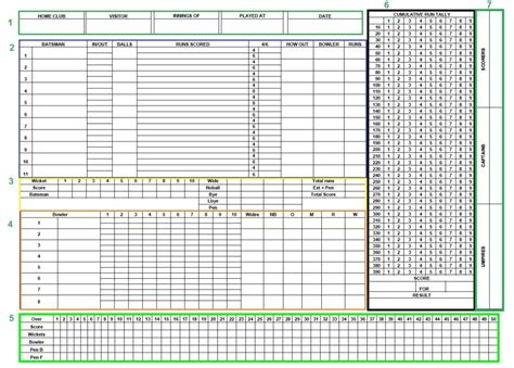 8 over cricket score sheet - onthewebnimfa