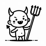 Baby Halloween Devil coloring page  Download Print Or Color Online sketch template