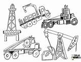 Oil Mining Coloring Pages sketch template