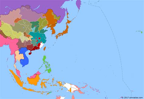 Creation of Manchukuo | Historical Atlas of Asia Pacific (18 February 1932) | Omniatlas