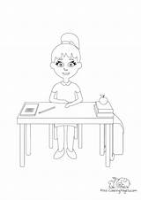Coloring Pages School  Free sketch template