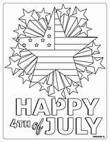 Printable July 4Th Coloring Pages sketch template