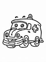 Happy Ambulance Coloring Page  Download Print Or Color Online For Free sketch template