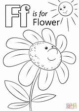 Coloring Page Letter F sketch template