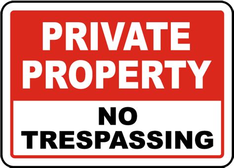 Private Property No Trespassing Sign - Get 10% Off Now