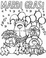 Printable Mardi Gras Coloring Pages sketch template