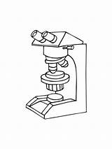 Microscope Coloring Page Pages sketch template