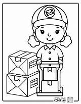 27 Mail Carrier Coloring Pages Free PDF Printables  Simply Love sketch template