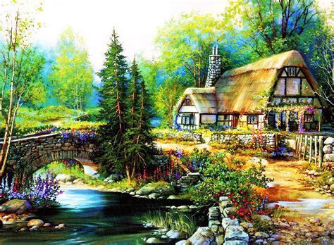 Cottage Wallpaper Free Download