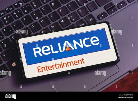 In this photo illustration, the Reliance Entertainment logo is ...