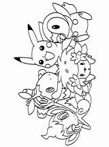 Pokemon Coloring Pages sketch template