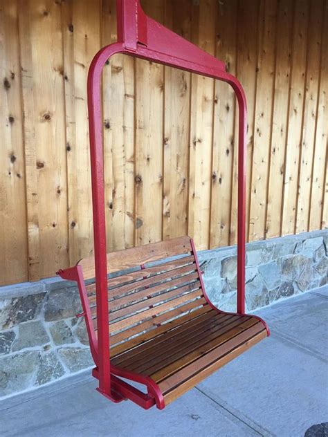 Antique ski lift chair swing totally customizable | Swinging chair ...