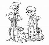 Coco Movie Coloring Pages sketch template