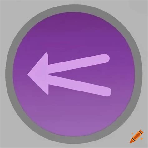 Purple left arrow icon on Craiyon