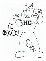 Broncos Printable Coloring Pages sketch template