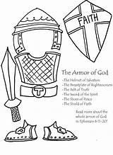 Full Armor Of God Coloring Sheet Sketch Page sketch template