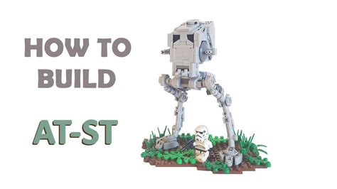 Lego Star Wars AT-ST Walker MOC | Building Instructions - YouTube | Lego star wars, Lego star ...