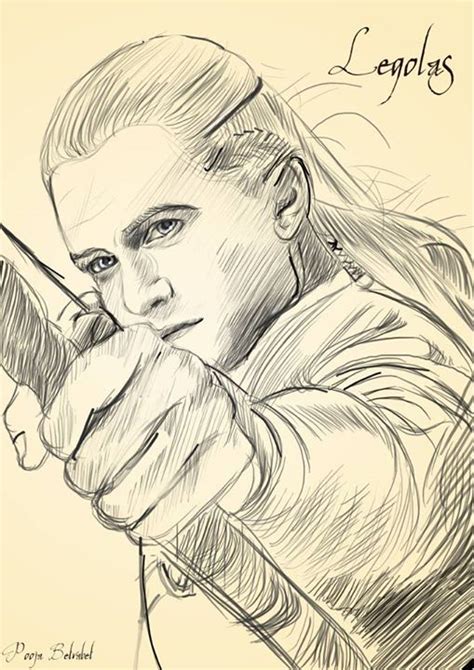 Legolas sketch artwork | Hobbit art, Lotr art, Legolas