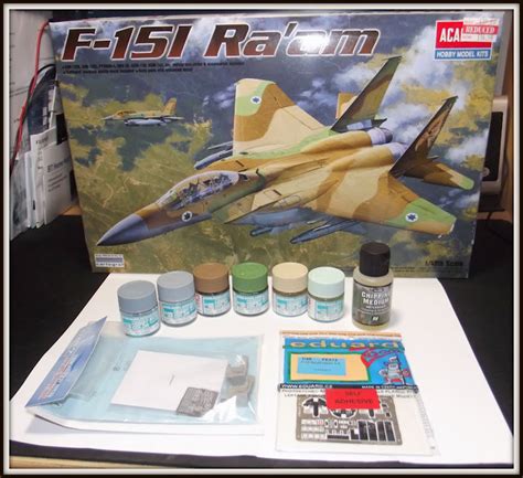 1/48 Academy Israeli F-15I Ra'am + Eduard Cockpit PE + Aires ACES II ...