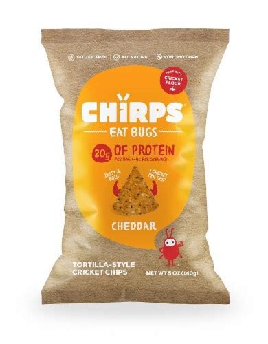 Chirps Cheddar Tortilla-Style Cricket Chips, 5 oz - King Soopers