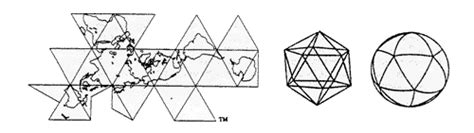 The Fuller (Dymaxion) Projection - Air-Ocean World - Unique Features - A New Perception of Earth ...