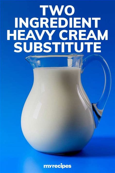 This DIY Heavy Cream Substitute Has Only Two Ingredients | Heavy cream substitute, Heavy cream ...