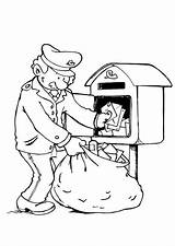 Print Mailman coloring Page  Download Or Color Online For Free sketch template