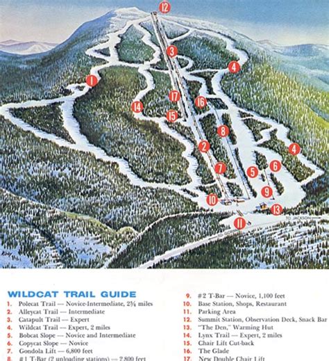 Historic Ski Postcards, Pictures, and Trail Maps