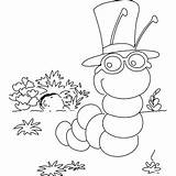 Inchworm Coloring Page At GetColoringscom  Free Printable Colorings sketch template
