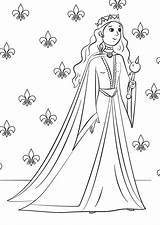 Queen Coloring Pages  Free Printable For Kids sketch template