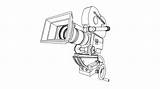 Movie Camera Coloring Pages sketch template