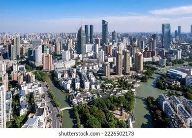 Aerial Photography Wuxi City Skyline Stock Photo 2226502173 | Shutterstock