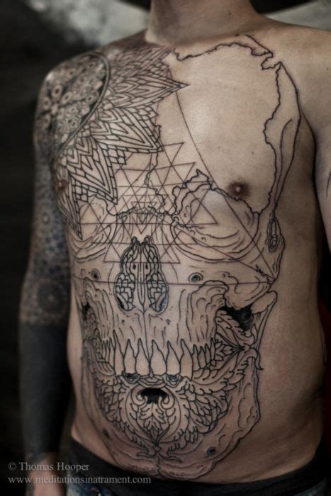 36 Skull Stomach Tattoo Designs ideas | stomach tattoos, tattoo designs ...