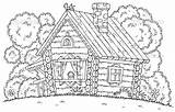 Effortfulg Log Cabin Coloring Pages sketch template