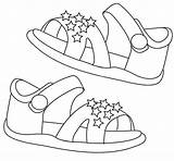 Flip Flop Coloring Pages sketch template