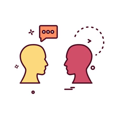 Two Men Talking Clipart Vector, Chat Men Talking Icon Vector Design ...