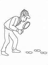 Detective 3 Coloring Page  Free Printable Pages For Kids sketch template