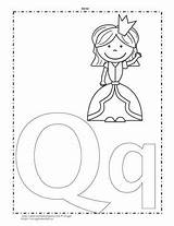 Letter Q Coloring Pages Preschool For Kids sketch template