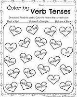 Verb Coloring Pages sketch template