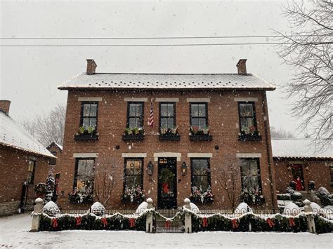 German Village in the Snow : r/Columbus