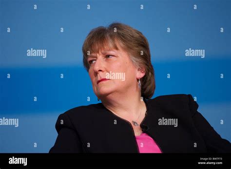 Leader of the Scottish Conservatives Annabel Goldie addresses delegates ...