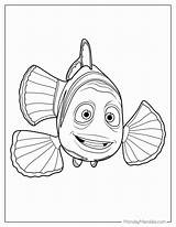 Nemo Coloring Pages Printables sketch template